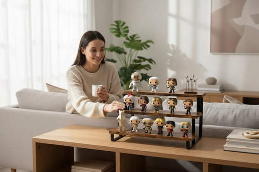 Tiered Wooden Display Stand