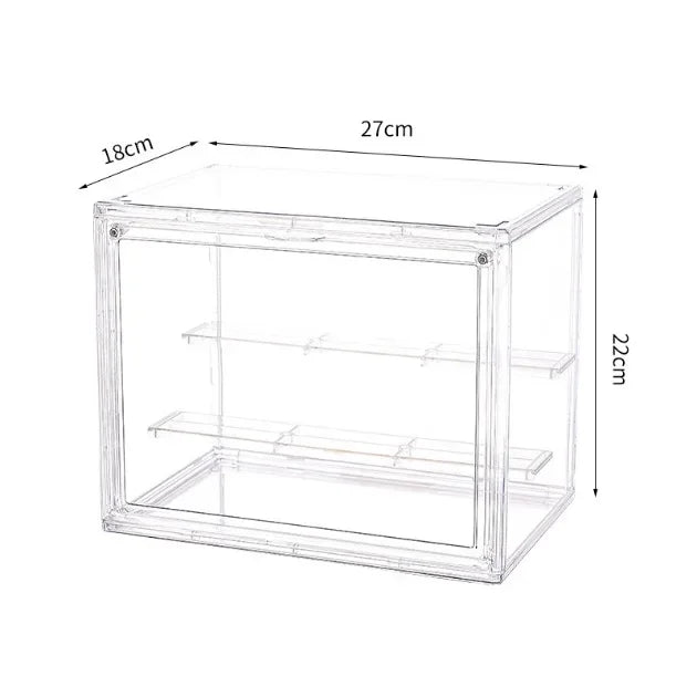 Three Tiered Acrylic Display Box for Figures, Cards and Collectibles