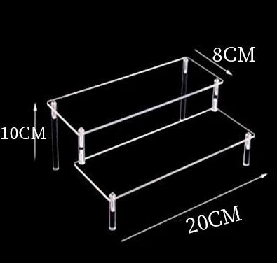 Clear Acrylic Display Stands - Rectangular