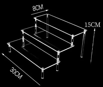 Clear Acrylic Display Stands - Rectangular